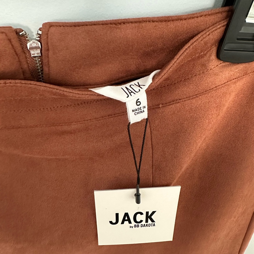 Jack by BB Dakota Brown Suede Skirt Size 6
